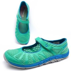 Merrell M Connect Barefoot Mint Leaf Mary Janes